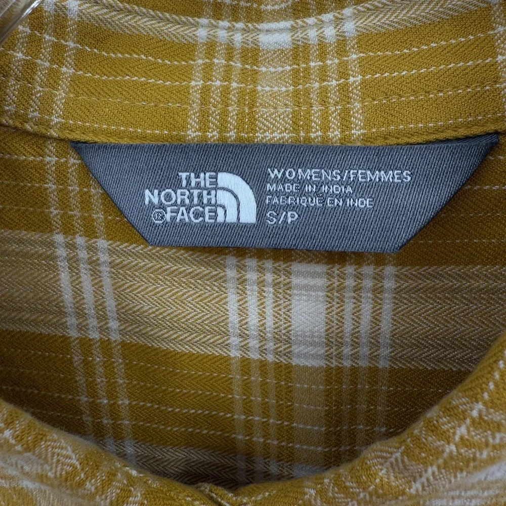 North Face Shirt Womens Sz S Plaid Boyfriend Arrowwood‎ L/S Relaxed Grunge Gorp